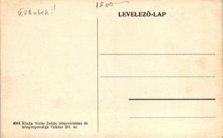 Szatmárnémeti, Deák tér, Városi bérpalota, Österreicher palota, üzletek; kiadja Weisz Zoltán / Deák ...