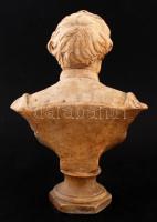 Arany János büszt, kerámia,jelzés nélkül,  34cm