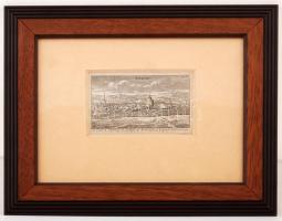 1686 Tokay. Tokaj várának látképe, rézmetszet, papír, Sigmund von Birken (1626-1681) német költő L&#...