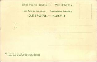 Luxembourg, Glausen, Ottmar Zieher, floral litho