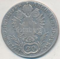 1804G 20kr Ag "I. Ferenc" T:2-,3