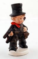 Hummel kéményseprő fiú, kézzel festett, jelzett, hibátlan, K.F. 38. formaszámmal, m: 13 cm / Antique...