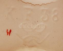 Hummel kéményseprő fiú, kézzel festett, jelzett, hibátlan, K.F. 38. formaszámmal, m: 13 cm / Antique...