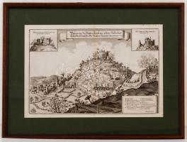 1663 Belegerung des Schloß Homburg, Homburg várának ostroma 1648-ban, rézmetszet, papír, id. Matthäu...