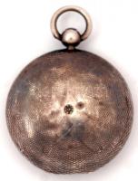 Ezüst (Ag.) J. F. Bautte & C. a Gen&#232;ve márkájú zsebóra, jelzett, számozott (No. 2039.),...