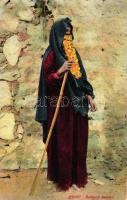 Bedouin woman from Egypt, folklore