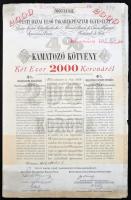 Budapest 1899-1907. "Pesti Hazai Első Takarékpénztár-Egyesület" 4 1/2%-kal és 4%-kal kamat...