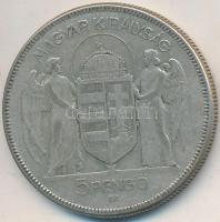1930. 5P Ag "Horthy jobbra" T:3
Adamo P8
