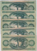 1949. 10Ft (5x) T:III,III-