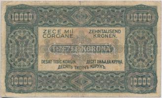 1923. 10.000K "80 FILLÉR - NYOLCVAN FILLÉR" felülbélyegzéssel, nyomdahely jelölés nélkül T...