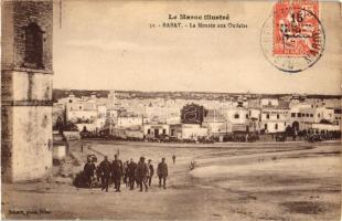 Levél / Postázott, Rabat, Montee aux Oudaias, Compagnie Algerienne Michel Mazzella / Festival, automobiles, TCV card