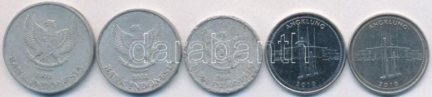 Vegyes: Olaszország / Indonézia 5db bankjegy + 5db fémpénz T:vegyes
Mixed: Italy / Indonesia 5pcs of...
