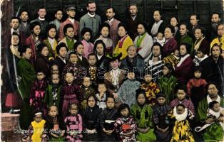 Children at S.P.C. Mission school in Japan, folklore (EB)