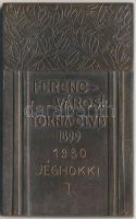 Berán Lajos (1882-1943) 1930. "Ferencvárosi Torna-Club 1899 - 1930. Jéghokki I." Br sporté...
