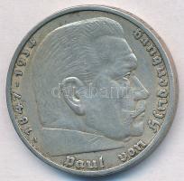 Német 3. Birodalom 1936A 5M Ag "Hindenburg" T:2-
German Third Reich 1936A 5 Mark Ag "...