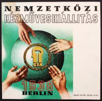 1938 Nemzetközi Kézműveskiállítás Berlin, 21x21cm