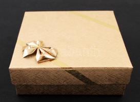 Dekoratív paua kagyló mozaikos függő ezüst(Ag) láncon, jelzett, h: 60 cm, 4,7 g /
silver(Ag.) neckla...