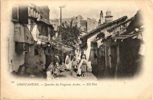 Constantine, Quartier des Forgerons Arabes / Arabian blacksmiths district, folklore