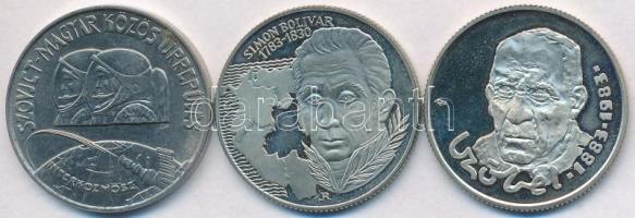 1980. 100Ft Ni "Szovjet-magyar közös űrrepülés" + 1983. 100Ft "Széchenyi István"...