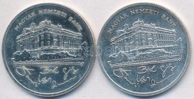 1992. 200Ft Ag "MNB" (2x) T:2,2-