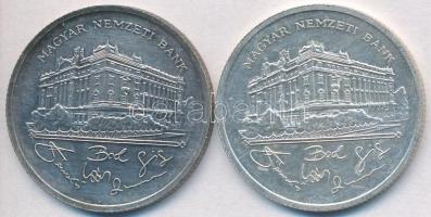 1992. 200Ft Ag "MNB" (2x) T:2,2-