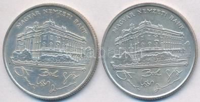 1993. 200Ft Ag "MNB" (2x) T:2,2-