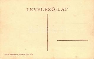 Bártfafürdő, Tahy-udvar, Főút, Eschwig Ede kereskedése / main street, shop (EK)