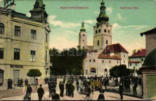 Besztercebánya, Mátyás tér, Teich Adolf kereskedése / Mathias Square, shop