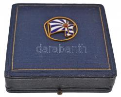 Berán Lajos (1882-1943) 1921. "Pannonia Evezős Club 1896-1921" jelzetlen Ag emlékplakett, ...