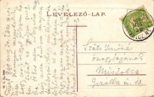 Fülek, Fő utca, Liszt raktár a Menyecskéhez, dohány tőzsde / Main street, flour warehouse, tobacco s...