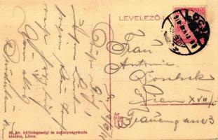 Lőcse, Levoca; Katolikus főgimnázium; kiadja a M. kir. különlegességi és dohánynagyáruda / grammar s...