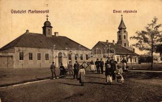 Martonos, Elemi népiskola; Lengyel István kiadása / elementary school