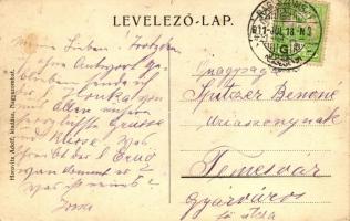 Nagyszombat, II. Rákóczi Ferenc utca, Horovitz Adolf kereskedése; Horovitz Adolf kiadása / street, s...