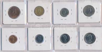 Kajmán-szigetek 1990. 1c + 1996. 10c + 25c + 1999. 5c + Kelet-karibi Államok / Brit Karibi Területek...