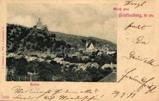 1899 Senftenberg, Castle ruin (EK)