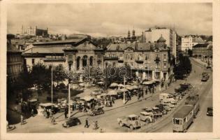 Pozsony, Bratislava; Stalinovo namestie / Stalin Square (post-1945 postcard)