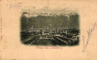 Innsbruck - 2 postcards, one of them from 1899