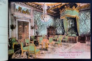 Fontainebleau postcards booklet with 19 postcards