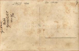 1930 Egercsehi, bánya, bányászok csoportkép, photo (fl)