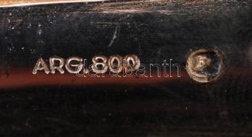 12 személyes fém evőeszköz készlet, jelzett, eredeti dobozában, összesen: 51 db