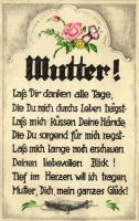 'Mutter' mother's day (EK)