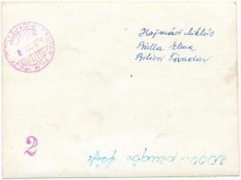 1942 Hajmássy Miklós, Bilicsi Tivadar és Bulla Elma a Kétezer pengős férfi egyik jelenetében, MFI fo...