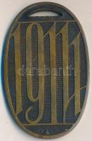 Zutt Richárd (1887-1938) 1914. "Hadsegélyező 1914" Br érem (53x33mm) T:2 apró ph.
Hungary ...