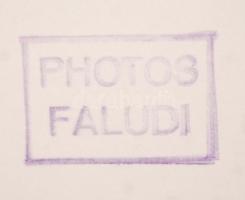 1935 Dénes György és Erdélyi Mici az Okos mama című film egy jelenetében, Photos Faludi, pecséttel j...