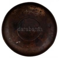 Krups szecessziós konyhai mérleg 10 kg-ig, festett fém, kopott, kisebb zománc hiba a számlapon, jelz...