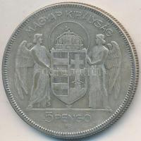 1930. 5P Ag "Horthy jobbra" T:3
Adamo P8