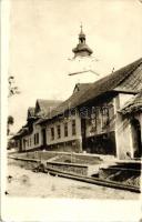 1950 Késmárk, Kezmarok; utcakép, templom / street view, church, photo (EK)