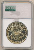 Amerikai Egyesült Államok 1870. 20$ "Dupla Sas" replika dísztokban tanúsítvánnyal T:PP fol...