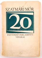 Szatmári Mór: Húsz esztendő parlamenti viharai. Bp., 1928, Amicus Kiadás. Kiadói papírkötés, gerincnél szakadt, kopottas állapotban.