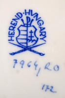 Herendi Rothschild mintás cigarettatartó, kézzel festett, hibátlan, jelzett, 7,5x6x4,5 cm